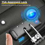 LARVENDER Expandable 5-Piece Spinner Luggage Set -  by Handbags Specialist Headquarter | Available at Handbags Specialist Headquarter