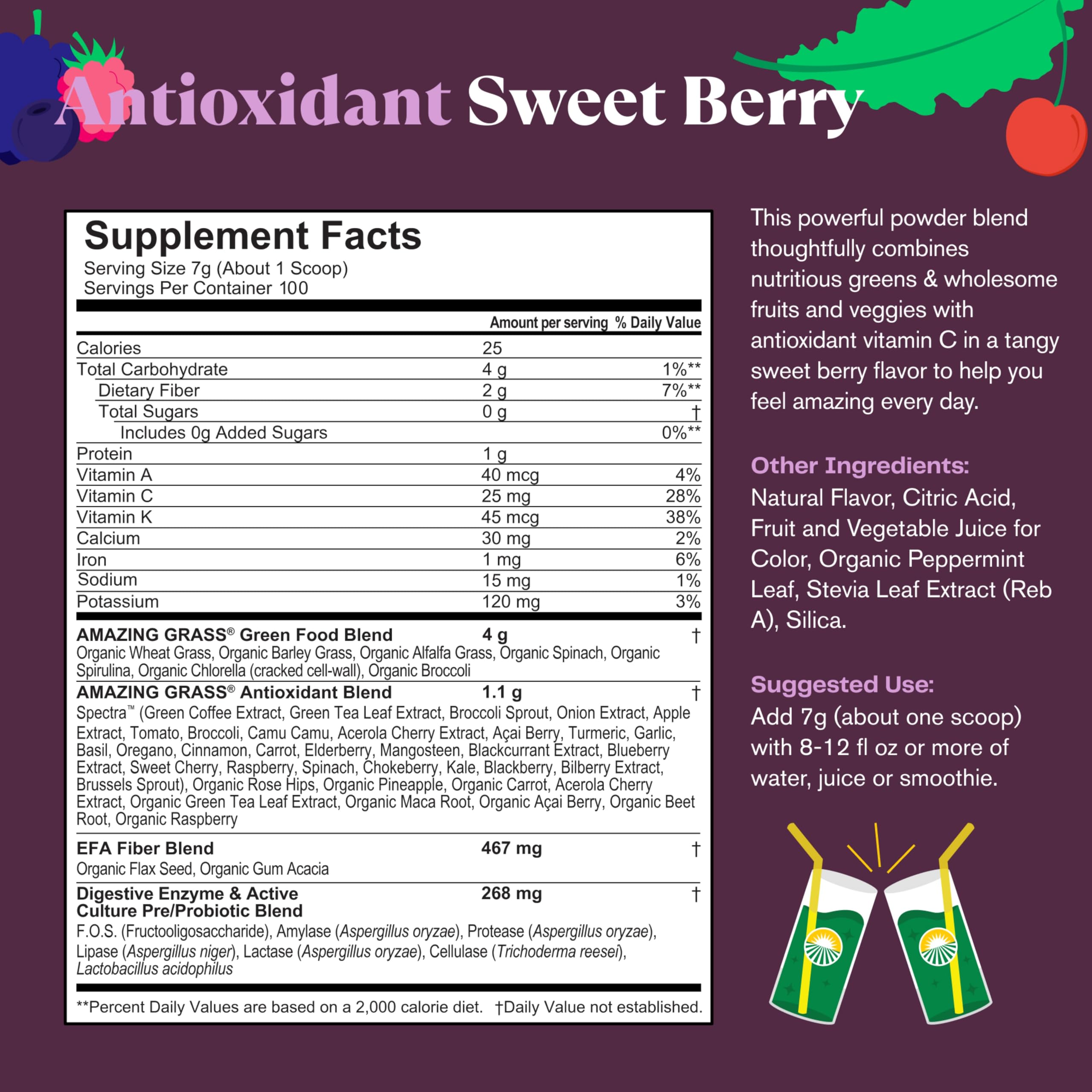 Super Berry Antioxidant Powder Mix - Health Care by Handbags Specialist Headquarter | Available at Handbags Specialist Headquarter