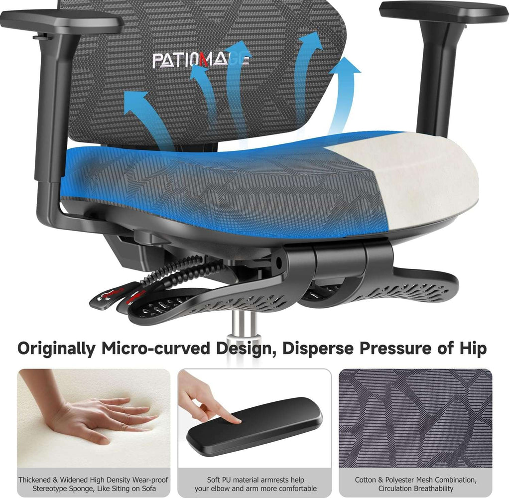 ErgoMax Gaming Chair: Tall & Recline Comfort - Gaming Accessories by Handbags Specialist Headquarter | Available at Handbags Specialist Headquarter