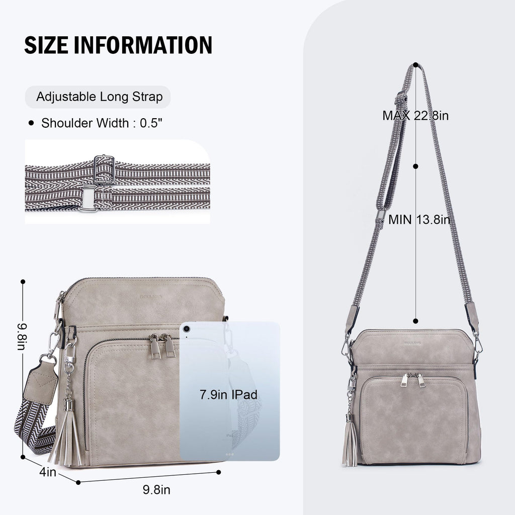 Tassel Charm Crossbody Bag for Women -  by Handbags Specialist Headquarter | Available at Handbags Specialist Headquarter