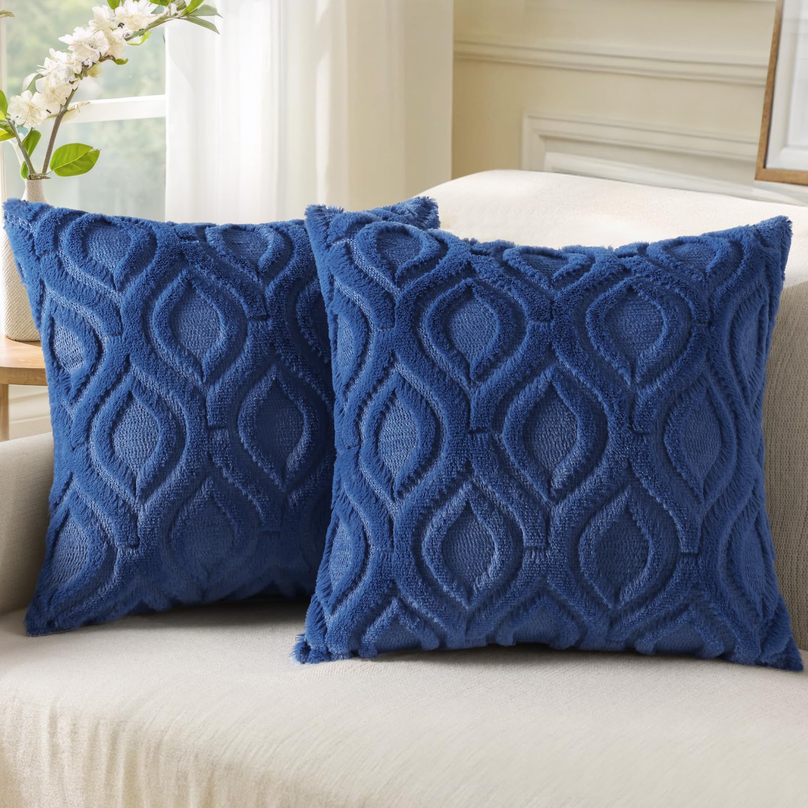 Farmhouse Faux Wool Pillow Covers - Decor by Handbags Specialist Headquarter | Available at Handbags Specialist Headquarter