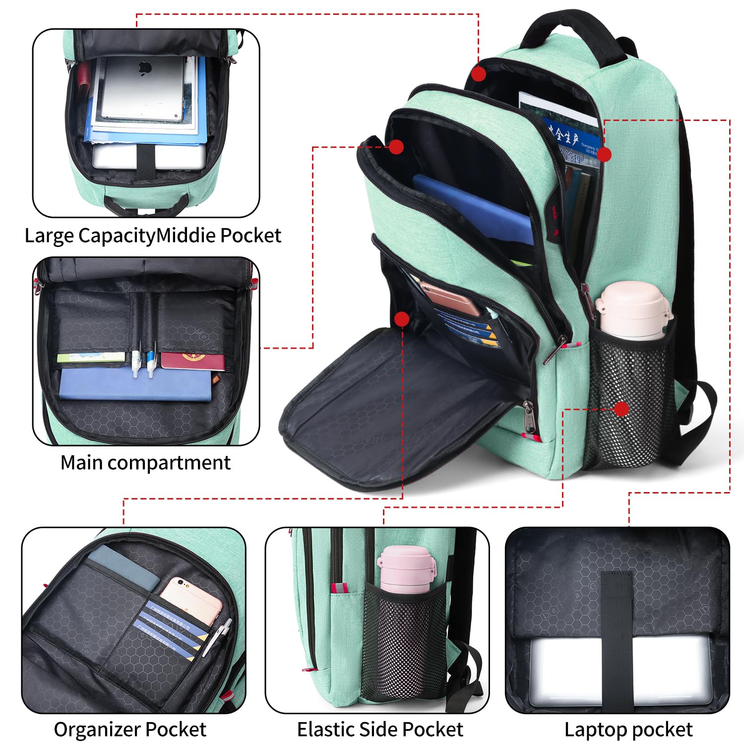 ChargeMate Laptop Backpack - Backpack Bags by Handbags Specialist Headquarter | Available at Handbags Specialist Headquarter