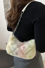 Fringe Star Print Shoulder Bag - Handbags by Trendsi | Available at Handbags Specialist Headquarter