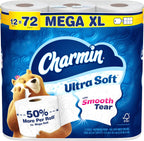 Charmin Cloud Soft: 6 Mega = 24 Regular Rolls - Toilet Paper by Handbags Specialist Headquarter | Available at Handbags Specialist Headquarter