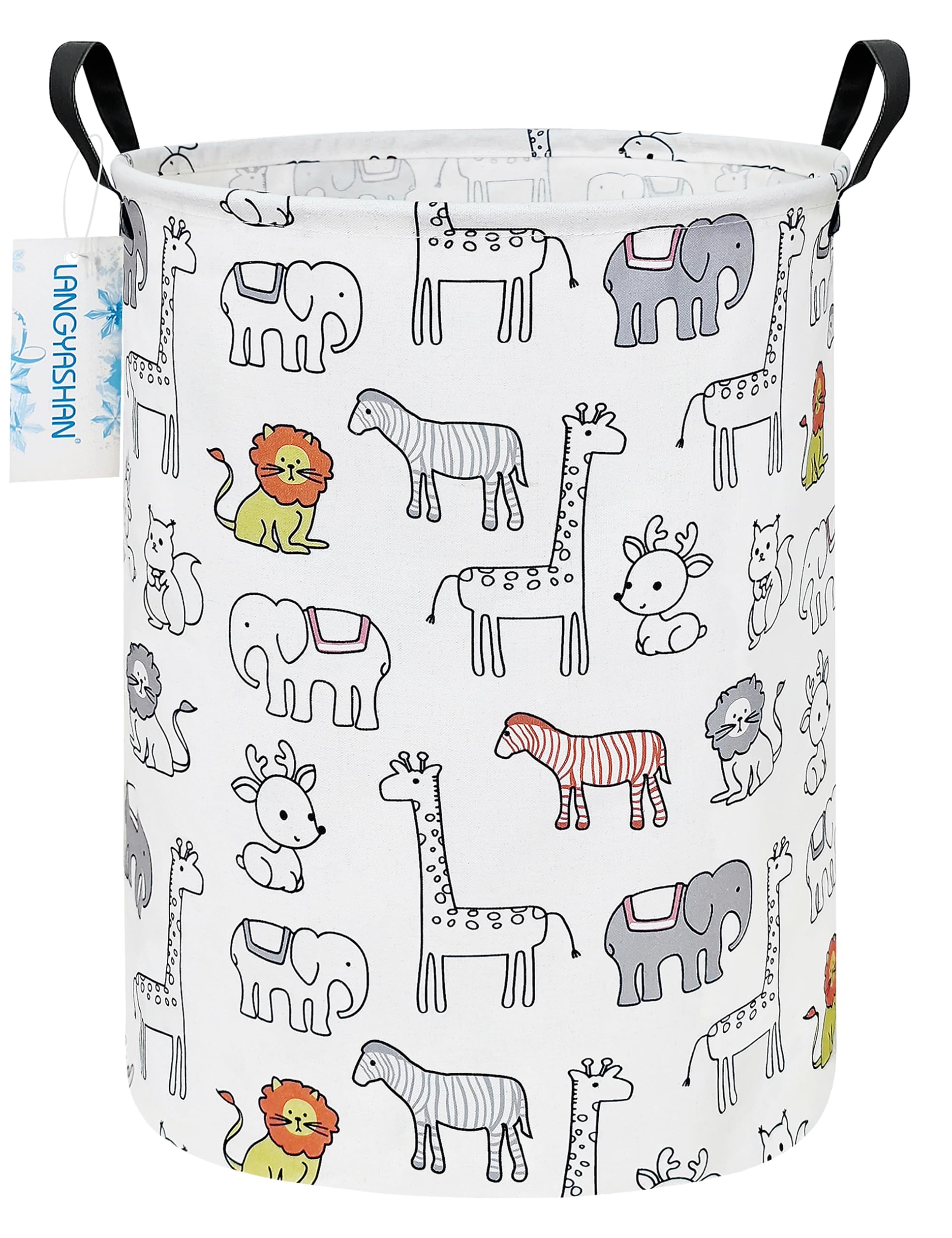 Collapsible Canvas Hamper by LANGYASHAN - Laundry Baskets by Handbags Specialist Headquarter | Available at Handbags Specialist Headquarter