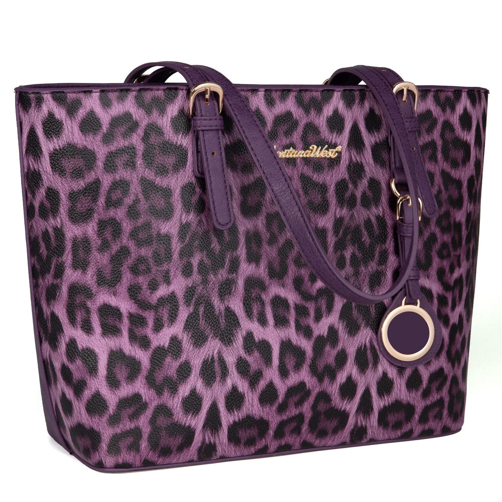 Leopard Luxe: Montana West 3pc Tote & Satchel Set