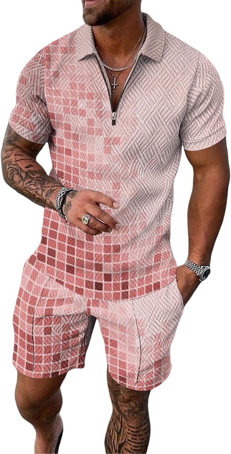 Men's Summer Tracksuit 2-Piece Set