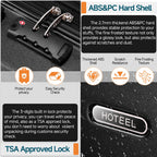 Hoteel 3-Piece Luggage Set - Luggage Travel Bags by Handbags Specialist Headquarter | Available at Handbags Specialist Headquarter