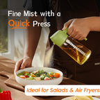 SprayMaster Duo: 16oz Olive Oil Dispenser - Black -  by Handbags Specialist Headquarter | Available at Handbags Specialist Headquarter