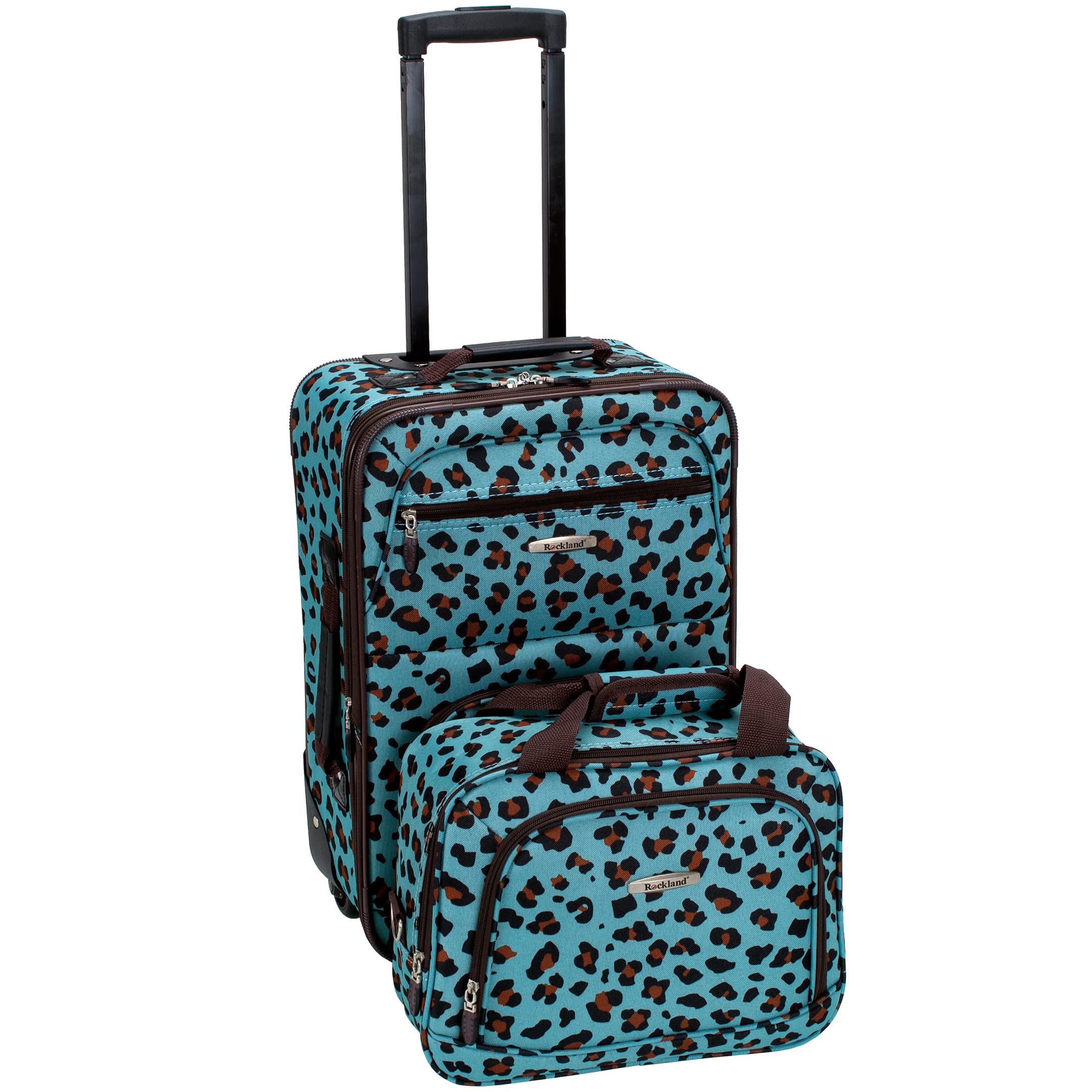 Rockland Expandable Dot Luggage Set - 2 Piece -  by Handbags Specialist Headquarter | Available at Handbags Specialist Headquarter