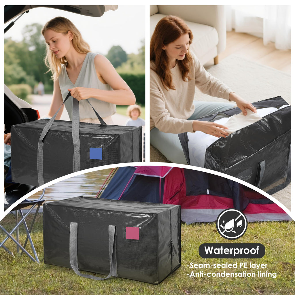 6 Pack XL Heavy Duty Moving Bags - Dark Blue