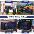 6 Pack XL Heavy Duty Moving Bags - Dark Blue
