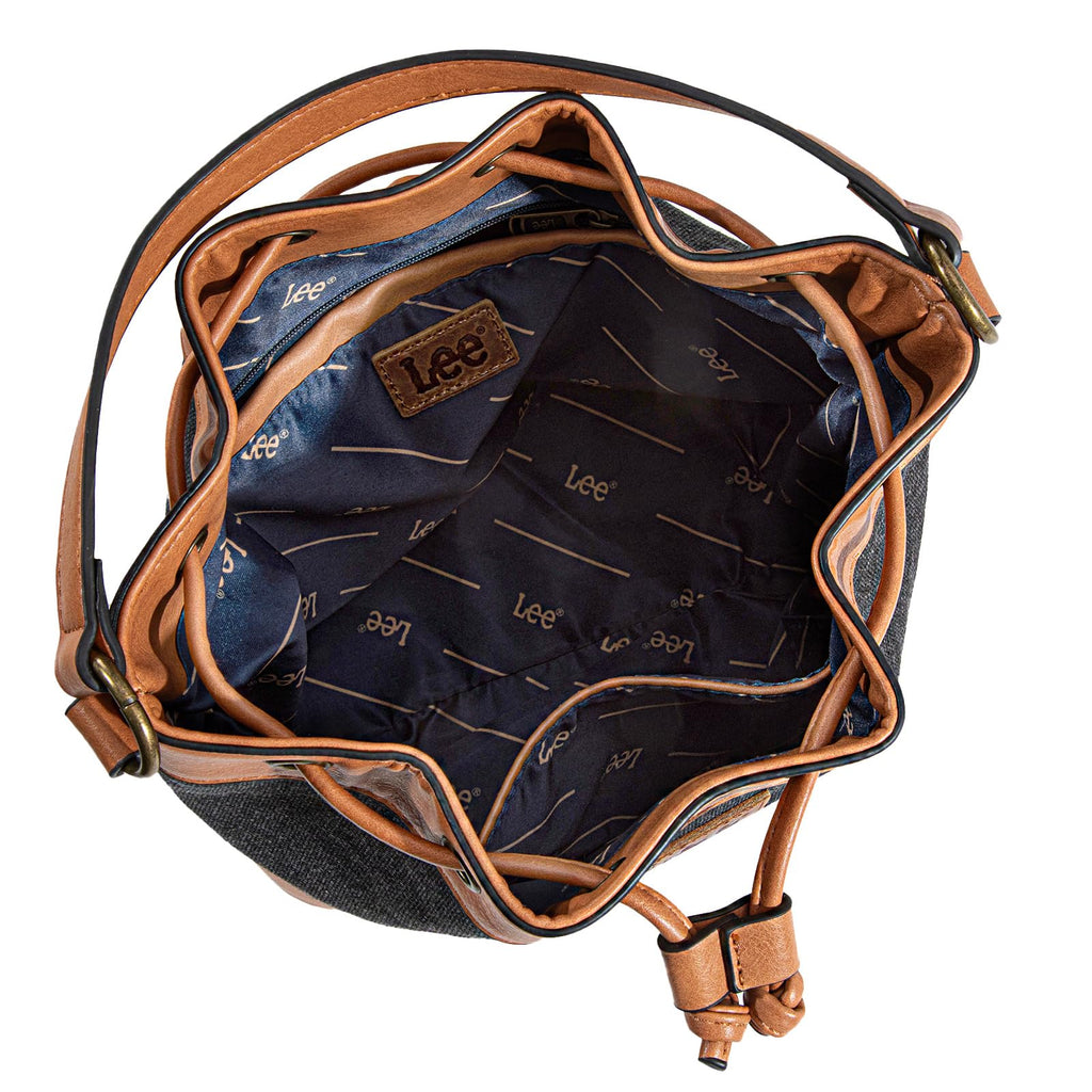 Montana West Lee Drawstring Hobo Bucket Bag -  by Handbags Specialist Headquarter | Available at Handbags Specialist Headquarter