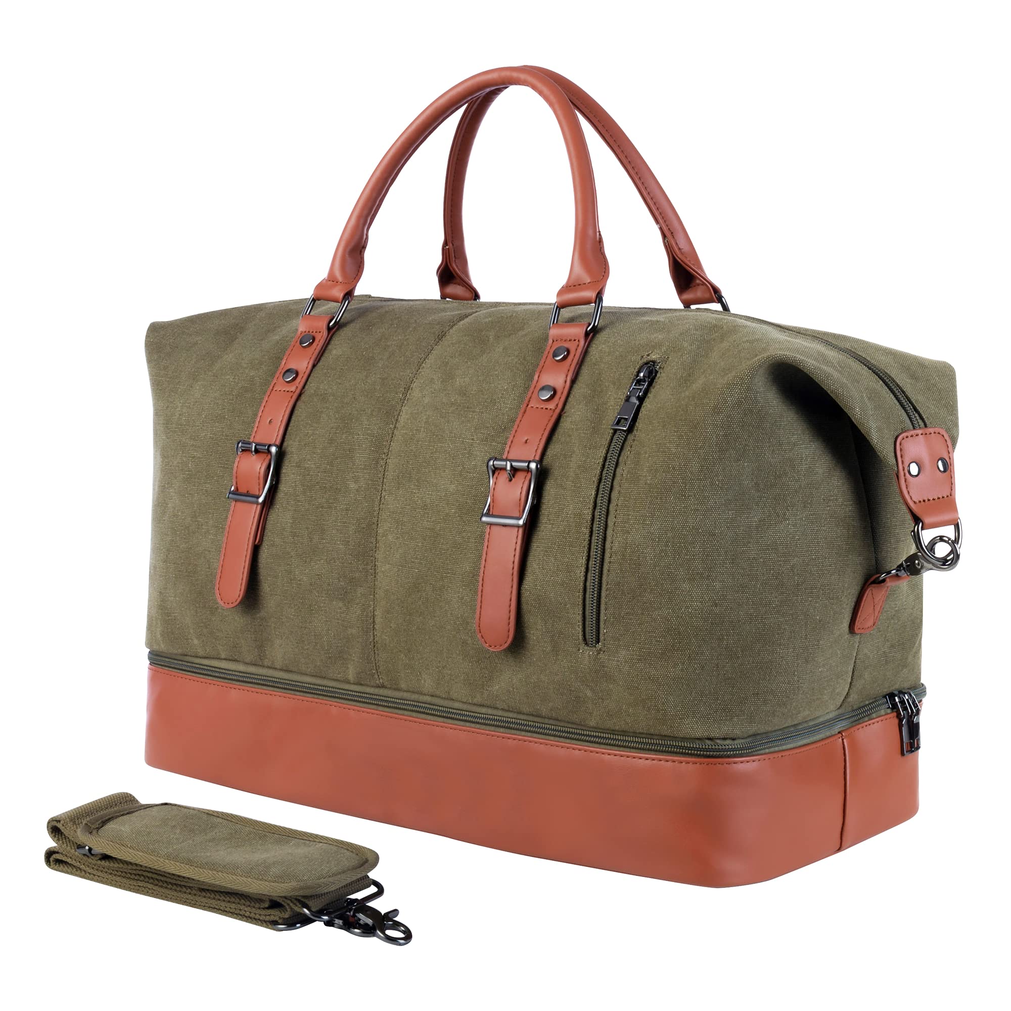 Weekender Overnight Travel Bag with Shoe Pouch