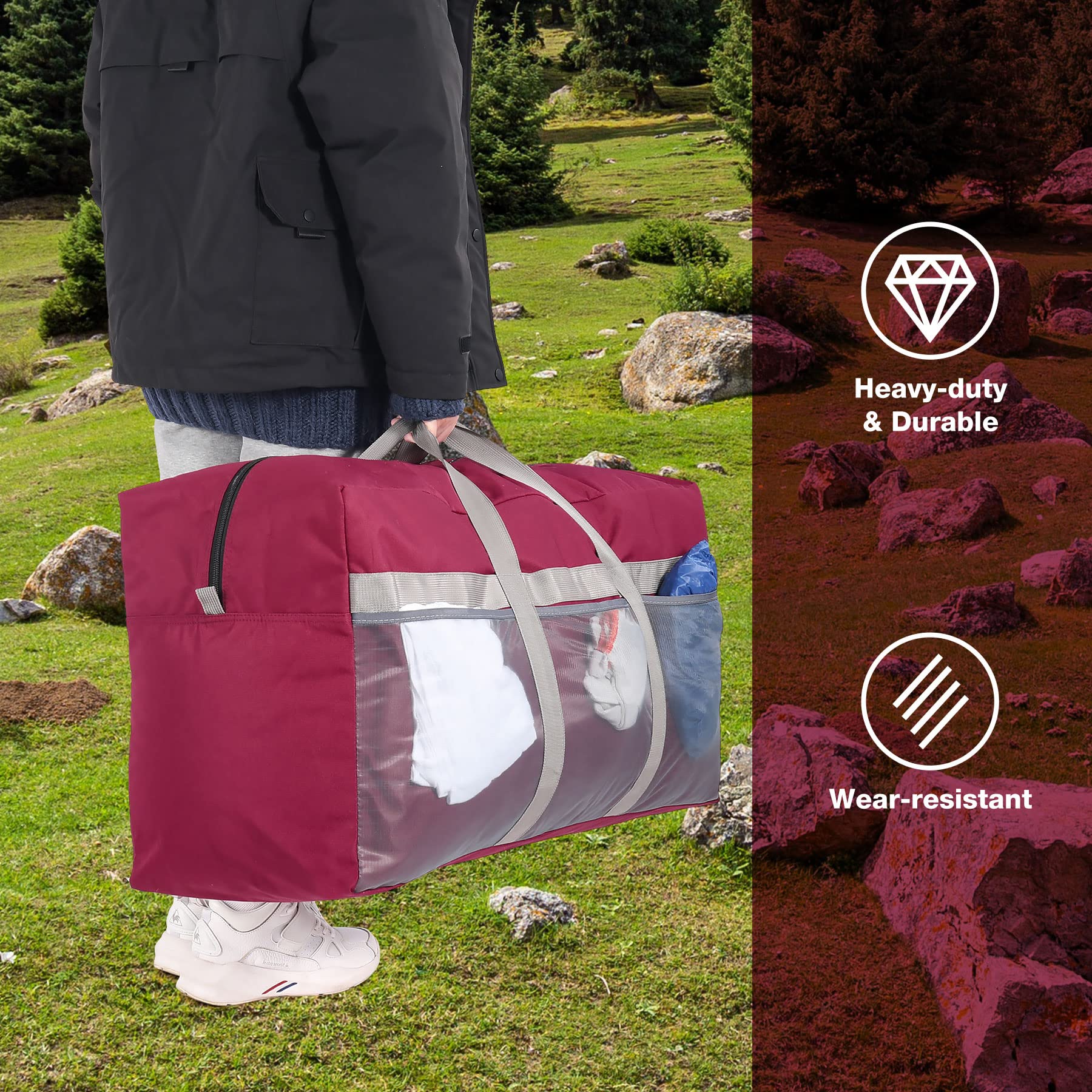 REDCAMP Foldable Waterproof Travel Sports Bag