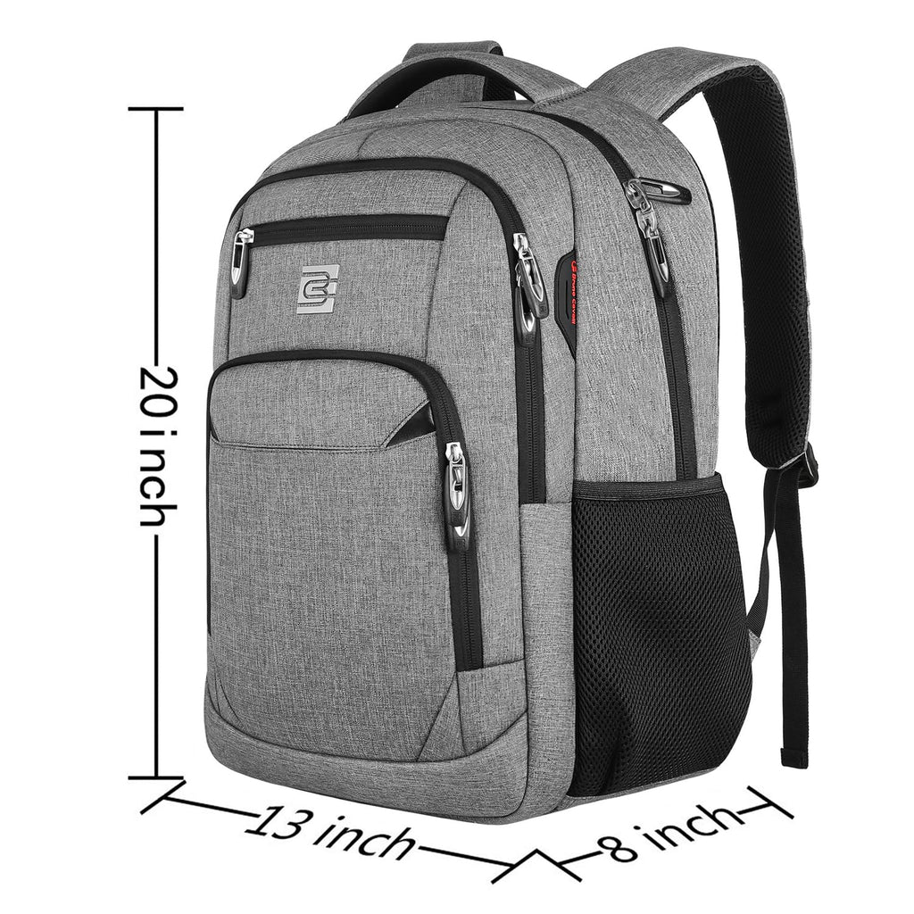 Volher Anti-Theft USB Laptop Backpack - Rose Red