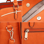 Women’s 2pc Tote & Wallet Handbag Set with 3 Compartments