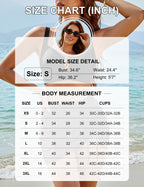 High Waisted U-Wire Bikini Set