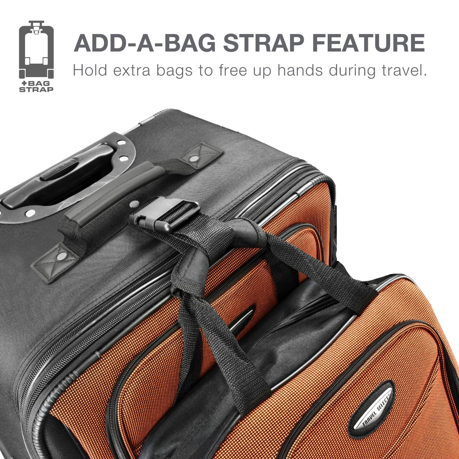 Travel Select Amsterdam 4-Pc Expandable Luggage Set -  by Handbags Specialist Headquarter | Available at Handbags Specialist Headquarter