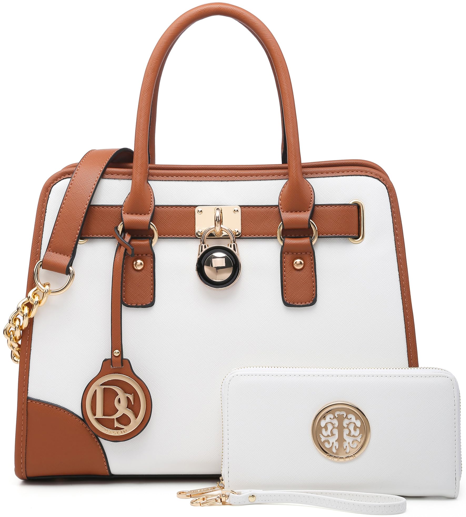 Dasein Women’s 2pcs Satchel & Shoulder Bag Set