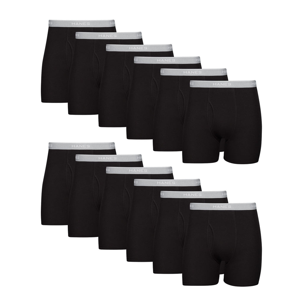 Hanes Men's Boxer Briefs Pack - Cool & Breathable