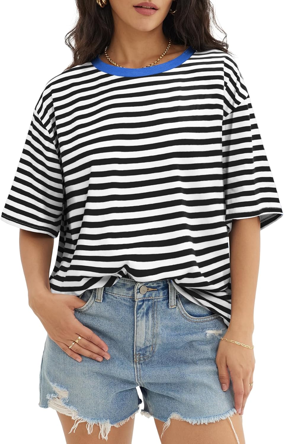 ATHMILE Women's Oversized Graphic Tee