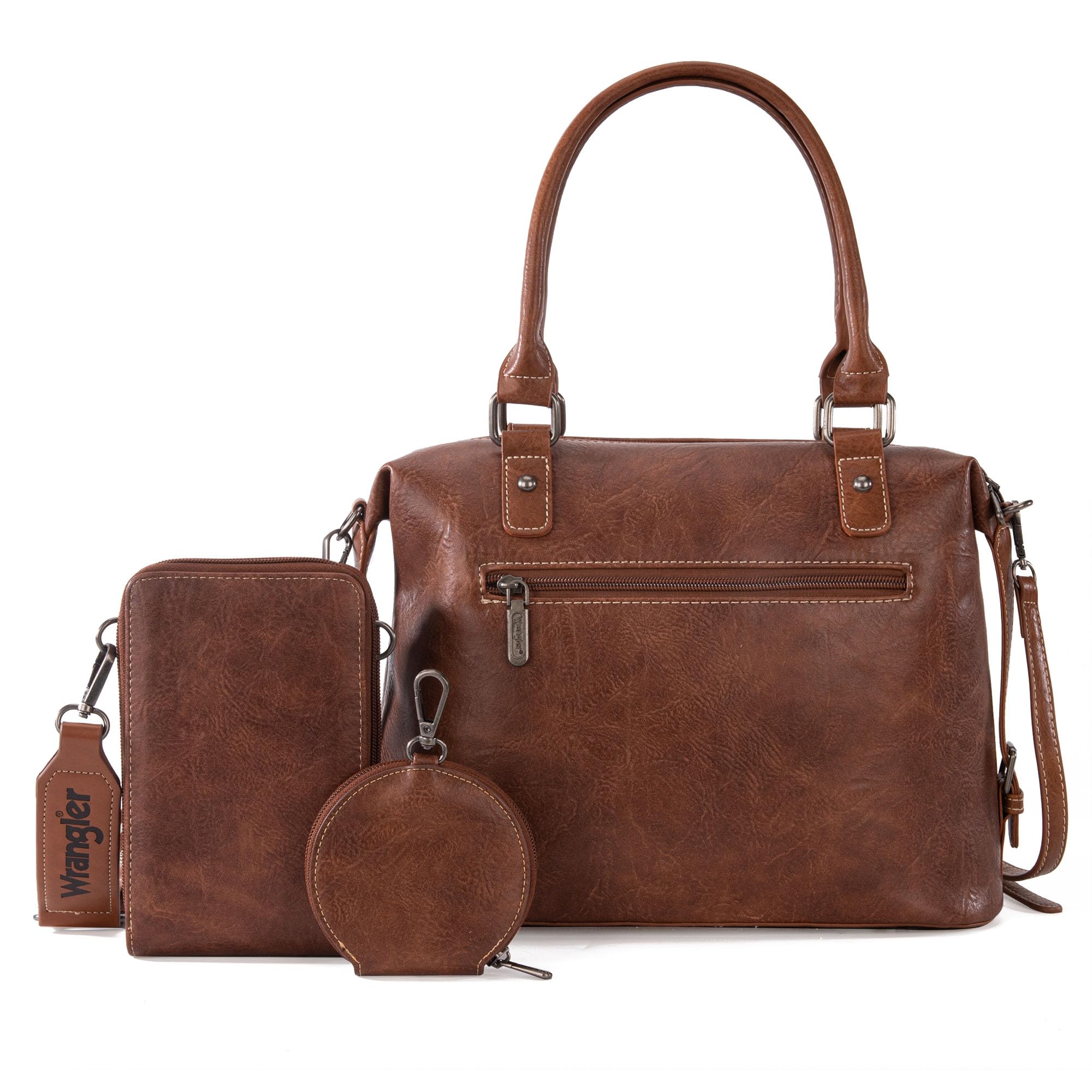 Wrangler Women's Trio: Satchel, Phone Bag & Coin Purse
