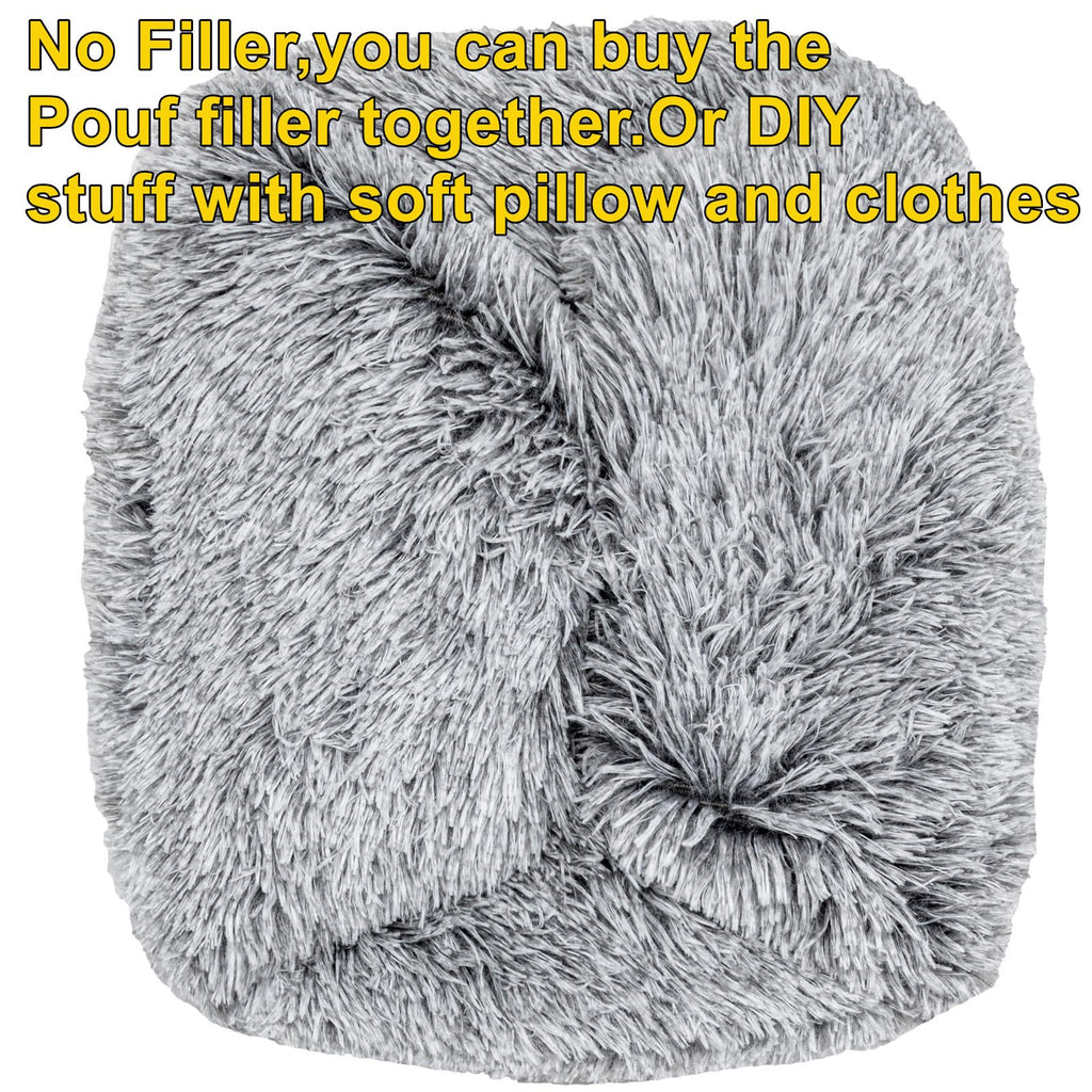 VersaPouf: Unstuffed Ottoman & Foot Rest Cover - Decor by Handbags Specialist Headquarter | Available at Handbags Specialist Headquarter