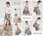 Worldlyda Women Canvas Embroidered Hobo Tote Bag