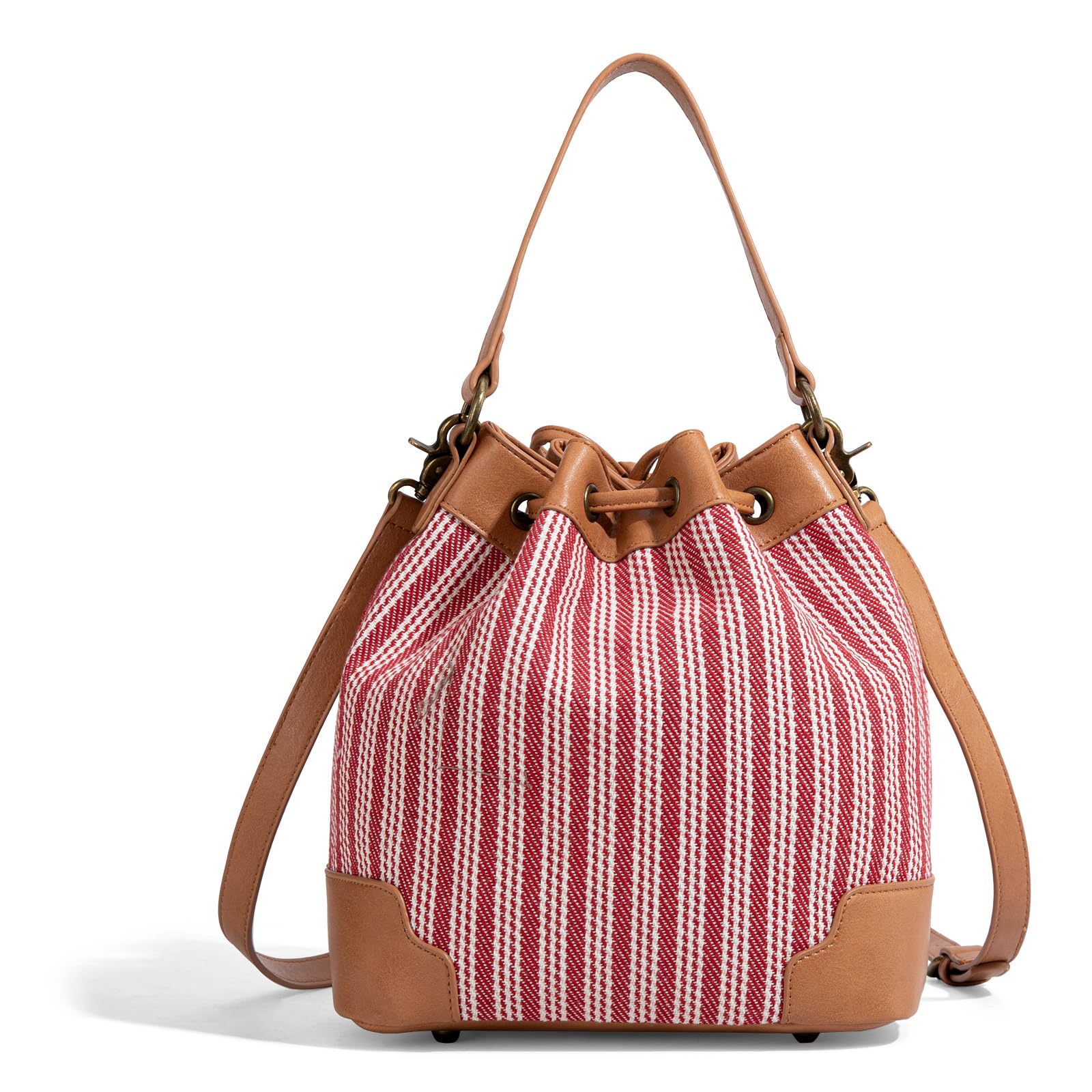 Montana West Lee Drawstring Hobo Bucket Bag -  by Handbags Specialist Headquarter | Available at Handbags Specialist Headquarter