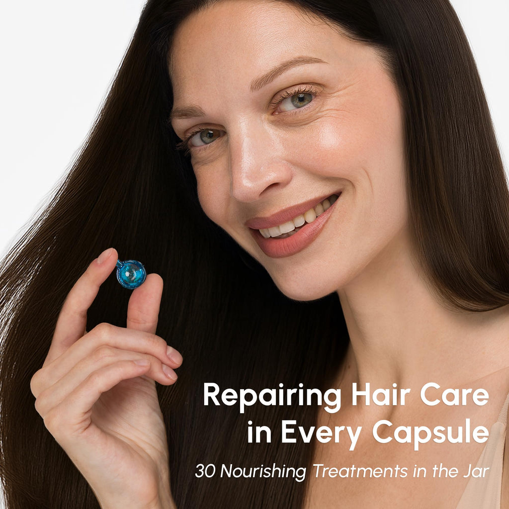 MAREE Hair Serum Capsules with Keratin & Argan Oil