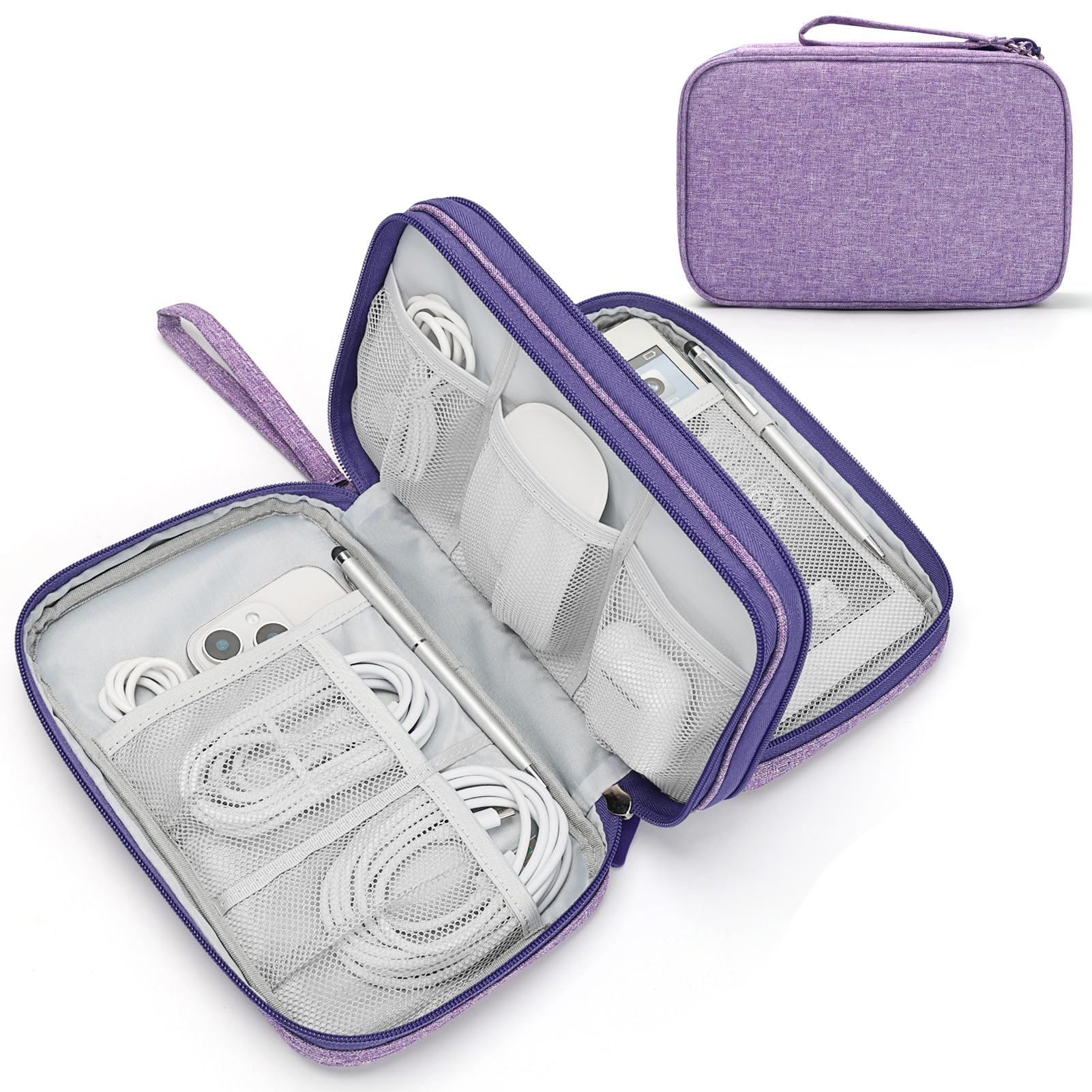 FYY All-in-One Travel Cable Organizer Pouch -  by Handbags Specialist Headquarter | Available at Handbags Specialist Headquarter