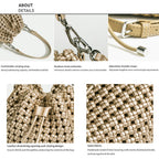 Hollow Bucket Tote Bag -  by Handbags Specialist Headquarter | Available at Handbags Specialist Headquarter