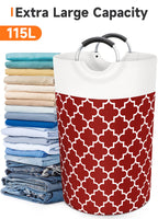 Collapsible Hamper Bag - Grey - Laundry Baskets by Handbags Specialist Headquarter | Available at Handbags Specialist Headquarter