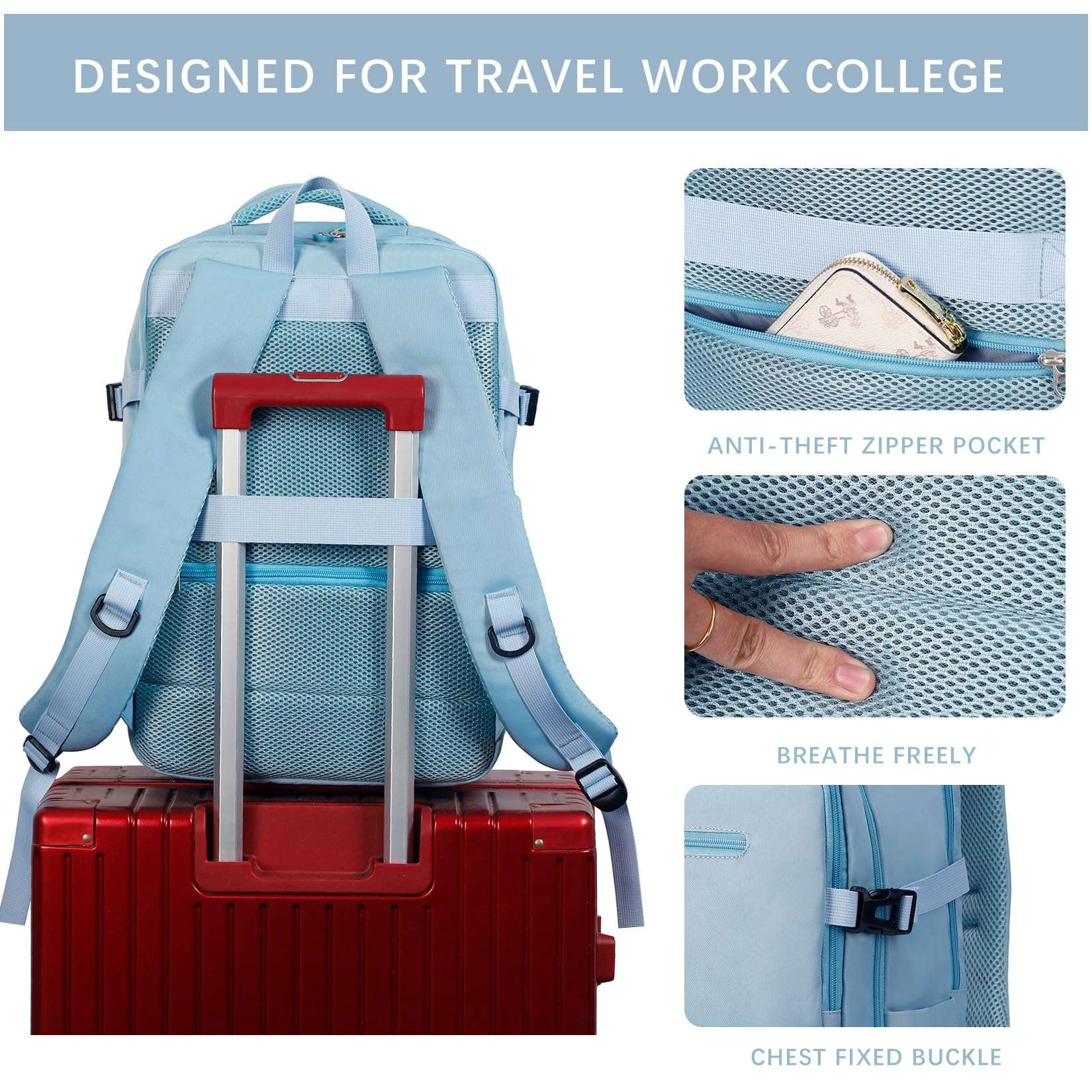 SHRRADOO Travel Backpack - Backpack Bags by Handbags Specialist Headquarter | Available at Handbags Specialist Headquarter