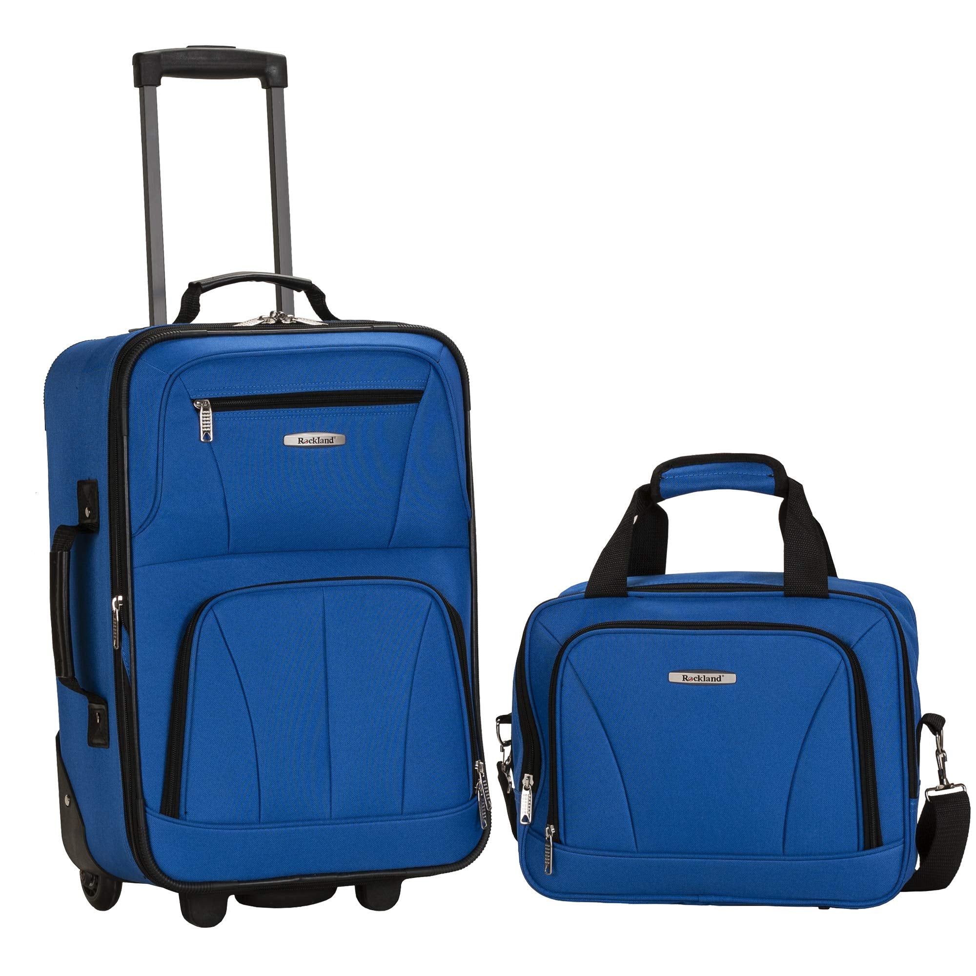 Rockland Expandable Dot Luggage Set - 2 Piece -  by Handbags Specialist Headquarter | Available at Handbags Specialist Headquarter