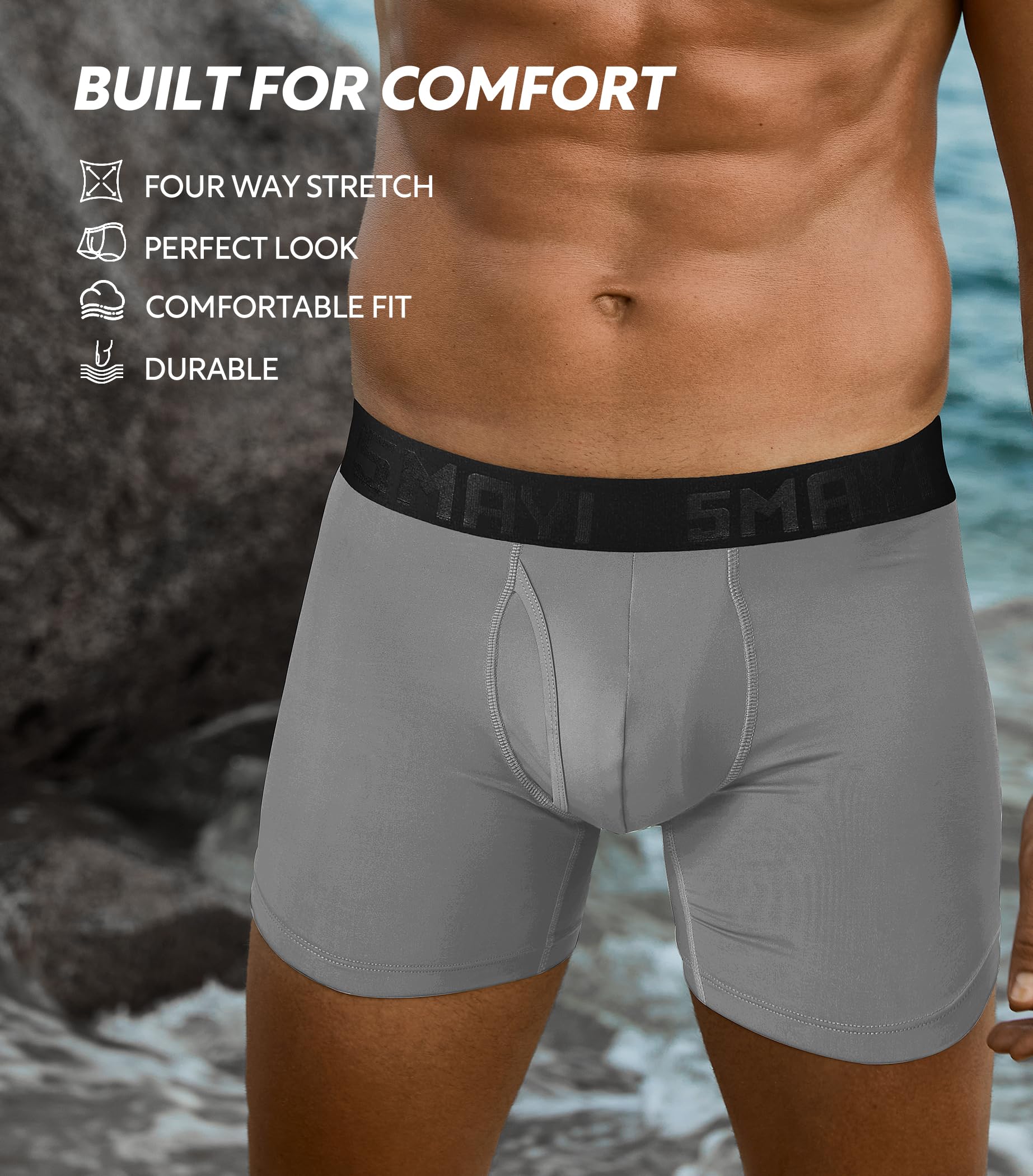 Men's Athletic Boxer Briefs Pack