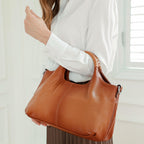 Iswee Luxe Leather Women's Medium Shoulder Tote - Handbags by Handbags Specialist Headquarter | Available at Handbags Specialist Headquarter