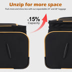 Coolife Expandable 4-Piece Spinner Luggage Set -  by Handbags Specialist Headquarter | Available at Handbags Specialist Headquarter