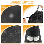 Travel Clear Shoe Bags - 5 Pack Waterproof Storage -  by Handbags Specialist Headquarter | Available at Handbags Specialist Headquarter