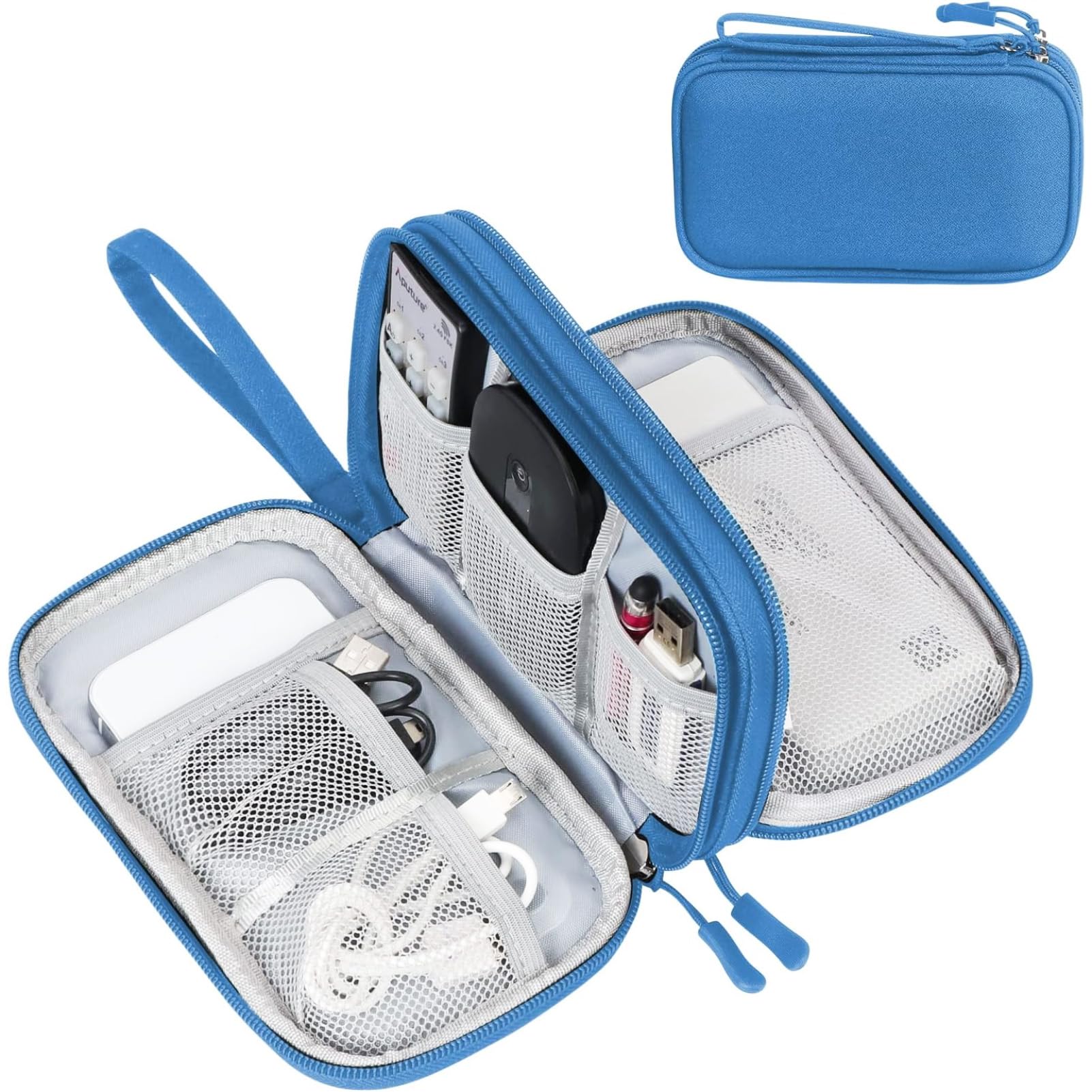 FYY All-in-One Travel Cable Organizer Pouch -  by Handbags Specialist Headquarter | Available at Handbags Specialist Headquarter