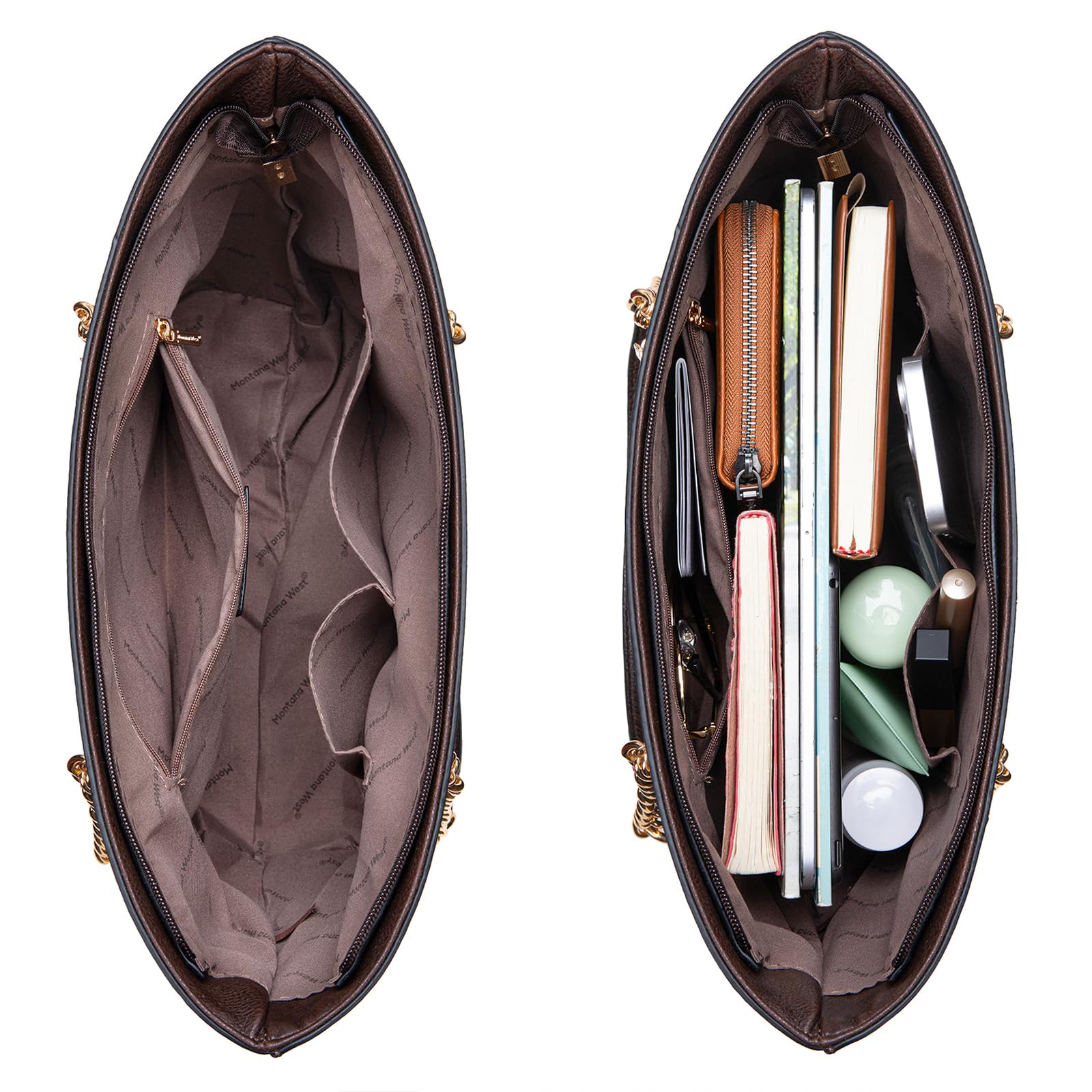 Montana Chic: Women's Chain-Handle Tote