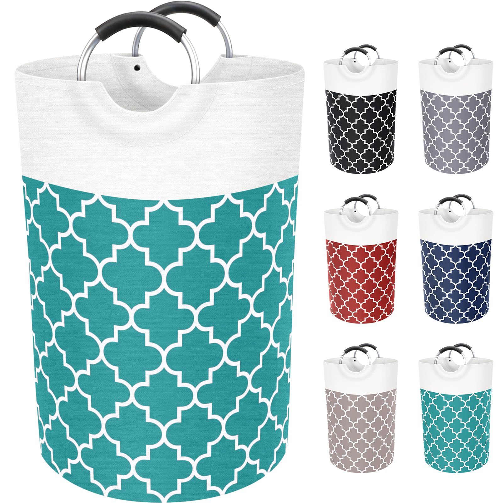 Collapsible Hamper Bag - Grey - Laundry Baskets by Handbags Specialist Headquarter | Available at Handbags Specialist Headquarter