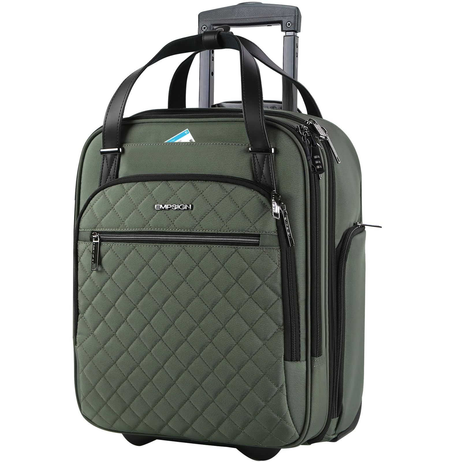 EMPSIGN 16 Wheeled Underseat Travel Bag -  by Handbags Specialist Headquarter | Available at Handbags Specialist Headquarter