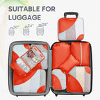 OlarHike Travel Cube Set - Cream Organizer & Gifts -  by Handbags Specialist Headquarter | Available at Handbags Specialist Headquarter