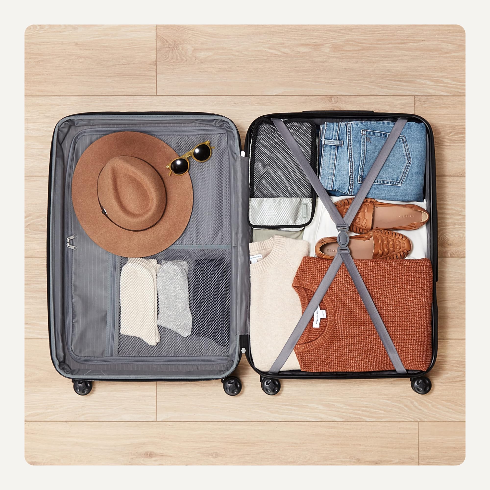 Rose Gold Hardside Carry-On - Luggage Travel Bags by Handbags Specialist Headquarter | Available at Handbags Specialist Headquarter