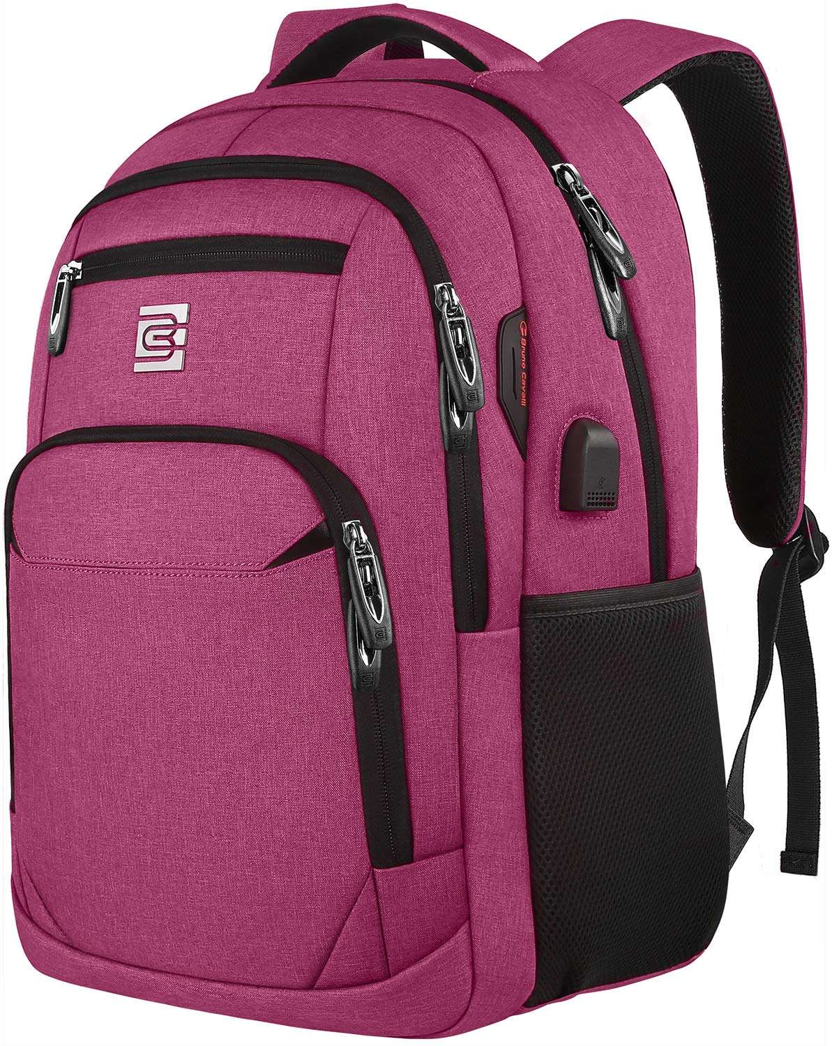 SecureSlim Laptop Backpack with USB & Water Resistance - Backpack Bags by Handbags Specialist Headquarter | Available at Handbags Specialist Headquarter