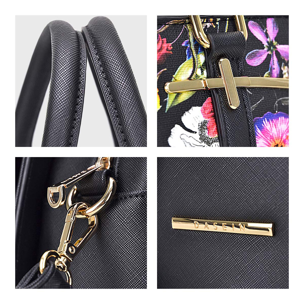 Women’s 2pc Tote & Wallet Handbag Set with 3 Compartments