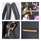 Women’s 2pc Tote & Wallet Handbag Set with 3 Compartments