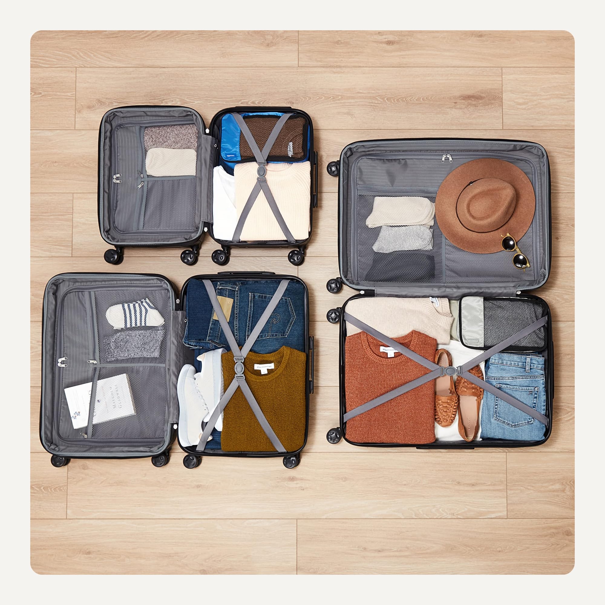 Rose Gold Hardside Carry-On - Luggage Travel Bags by Handbags Specialist Headquarter | Available at Handbags Specialist Headquarter